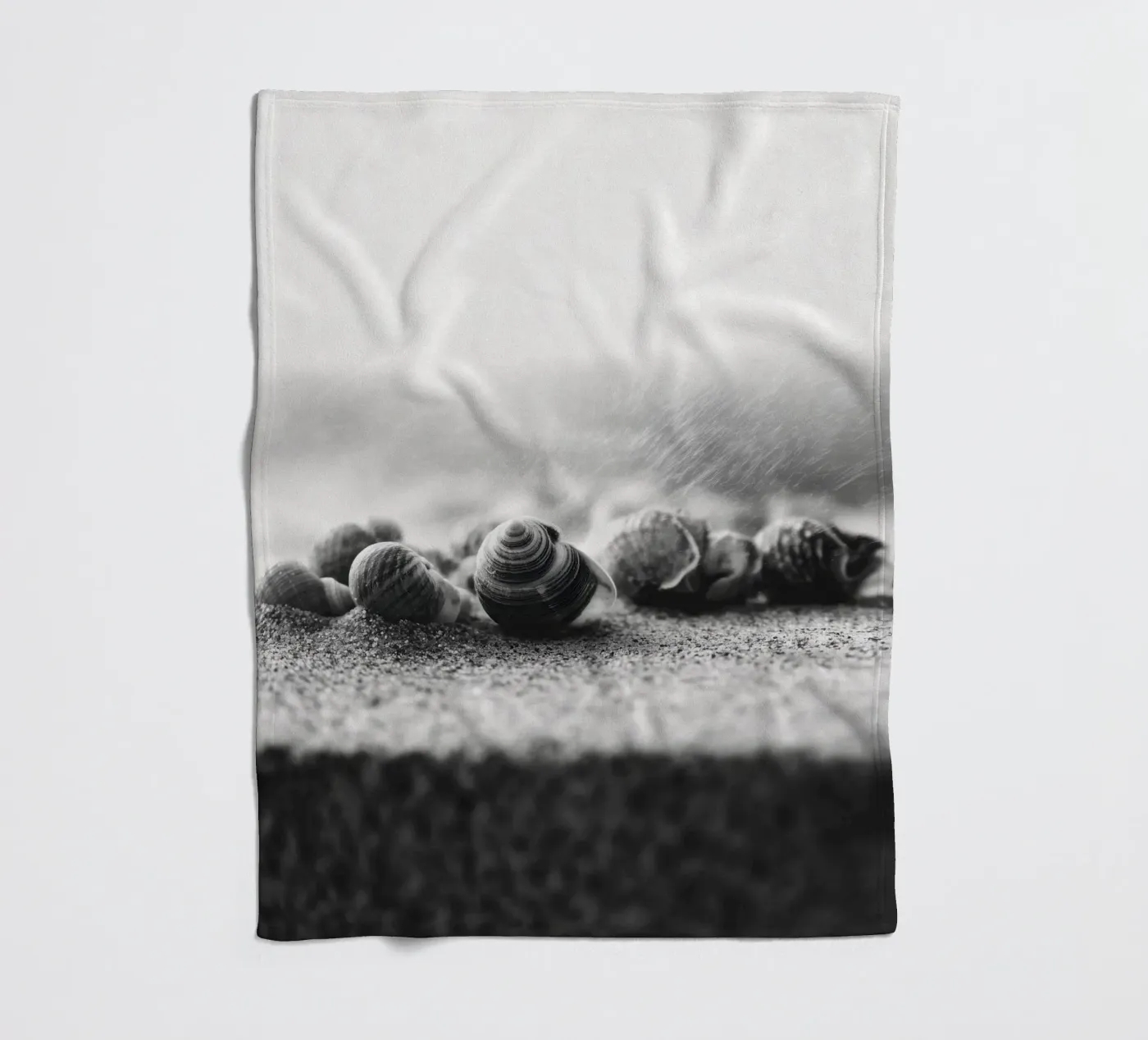 Shell Drift fleece blanket by treechild