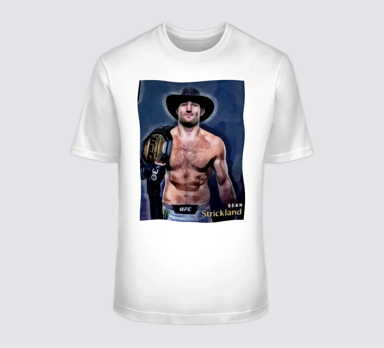 Sean Strickland Campione UFC 2023 t-shirt da dan band