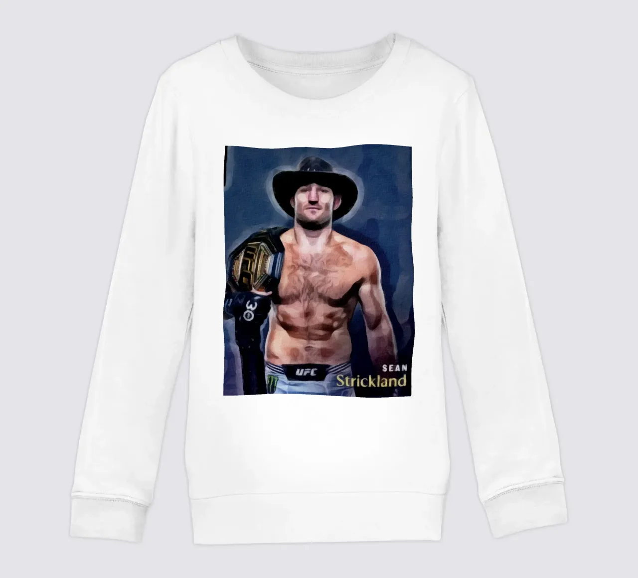 Sean Strickland Campione UFC 2023 felpa bambino da dan band