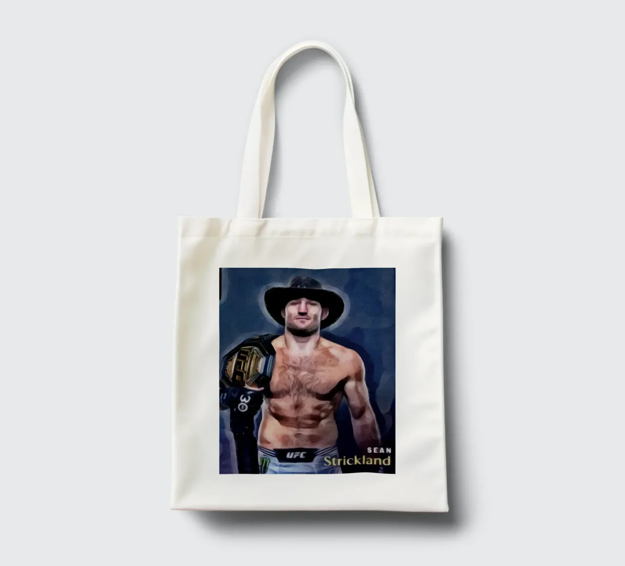 Sean Strickland Campione UFC 2023 borsa in juta da dan band