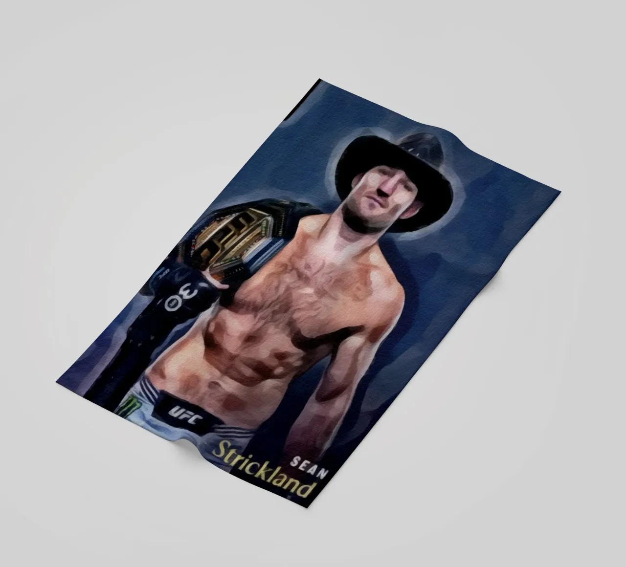 Sean Strickland Campione UFC 2023 telo mare da dan band
