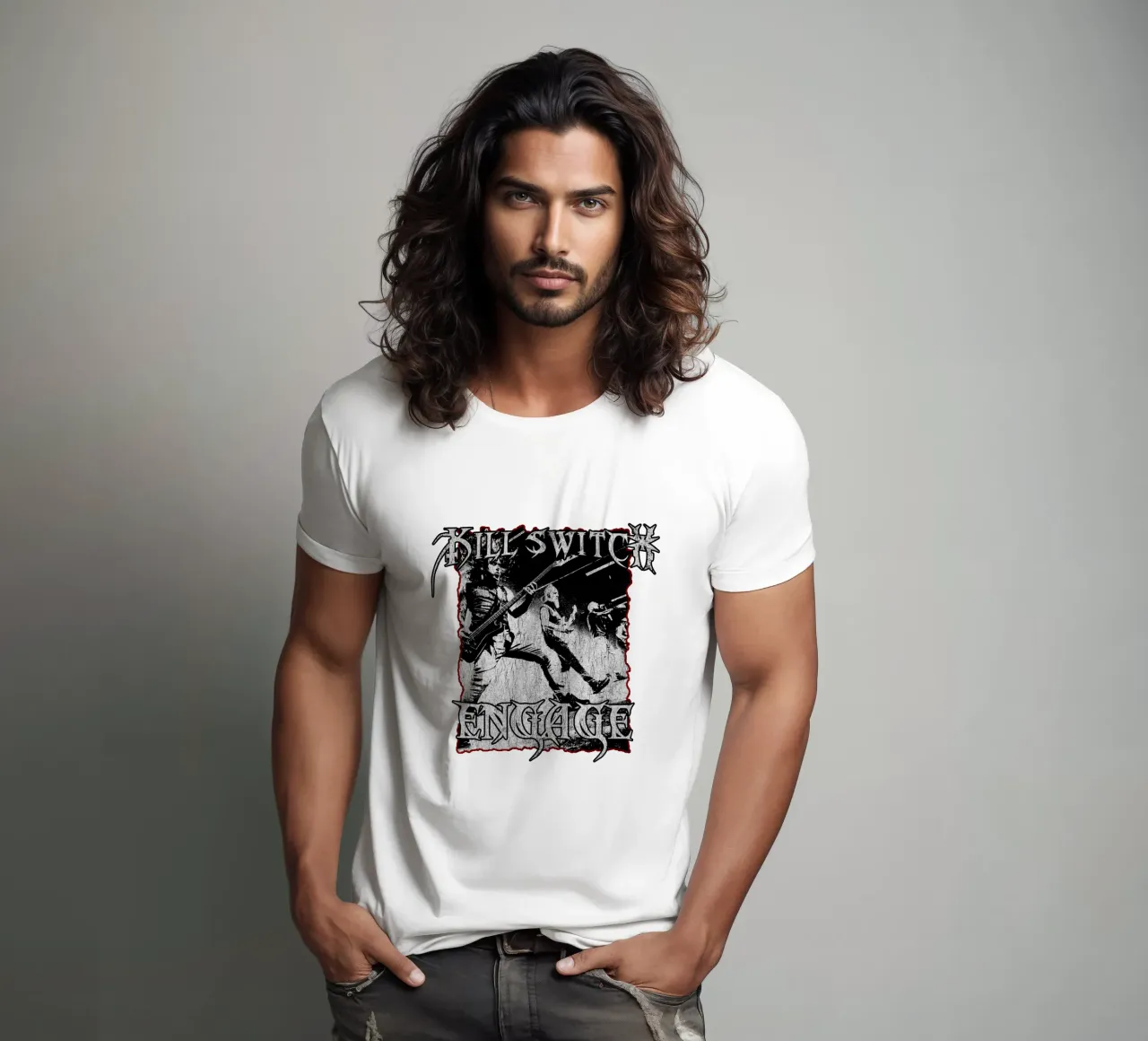 Silhouette Killswitch Engage t-shirt da mannys_artt