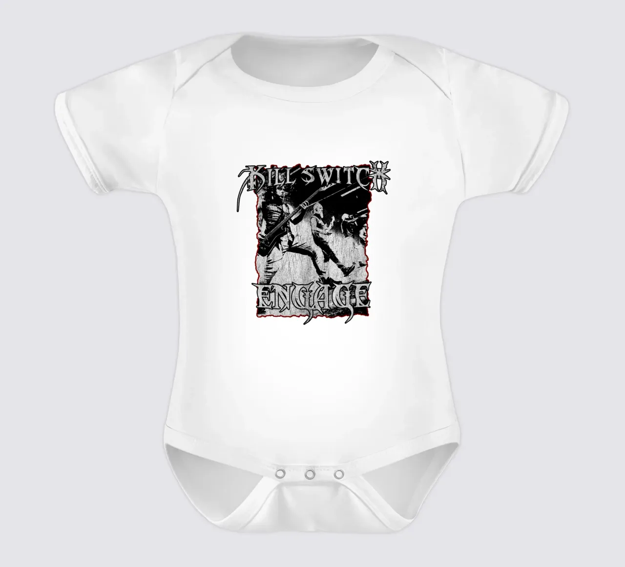 Silhouette Killswitch Engage body neonato maniche corte da mannys_artt