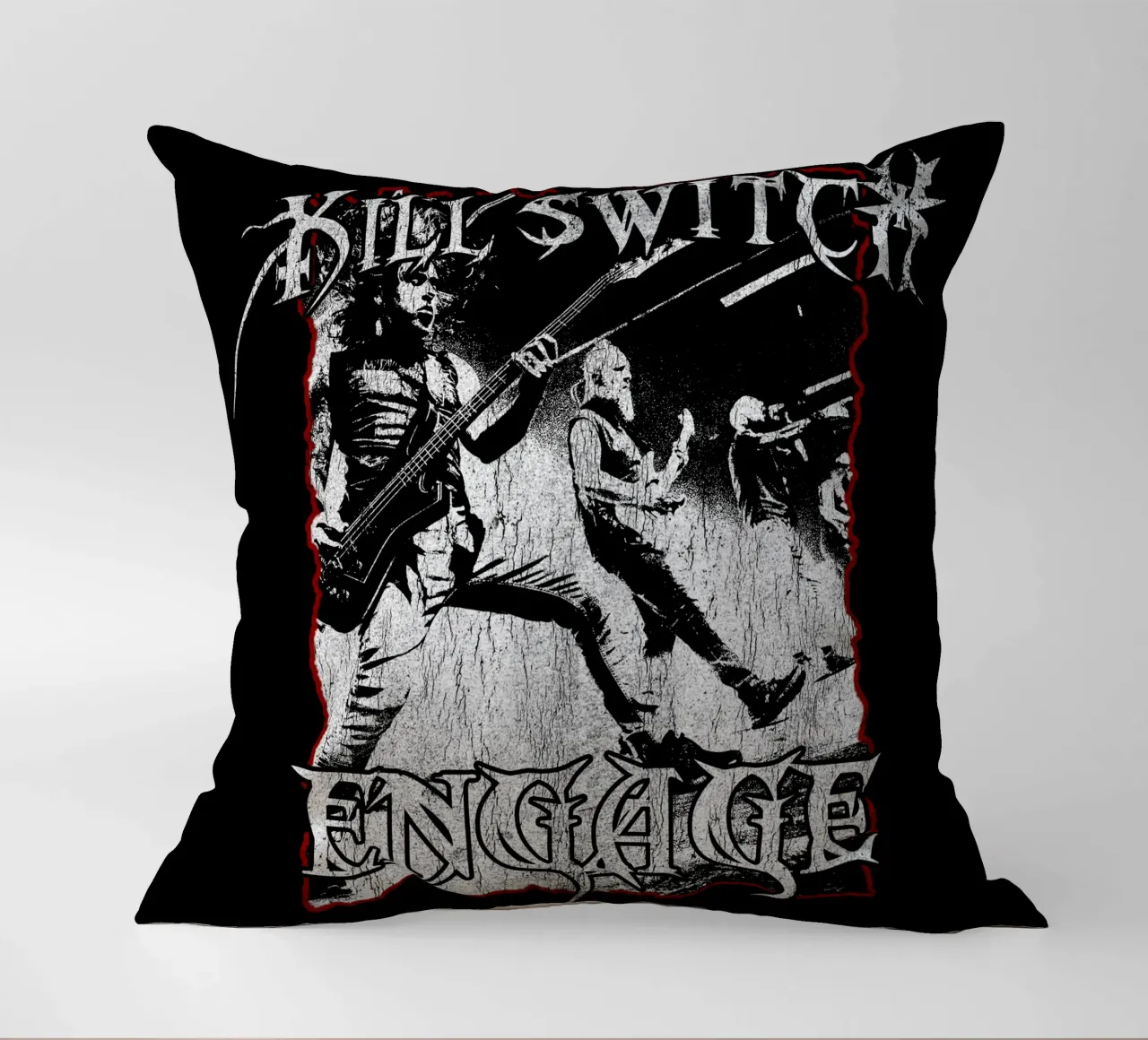 Silhouette Killswitch Engage cuscino da mannys_artt