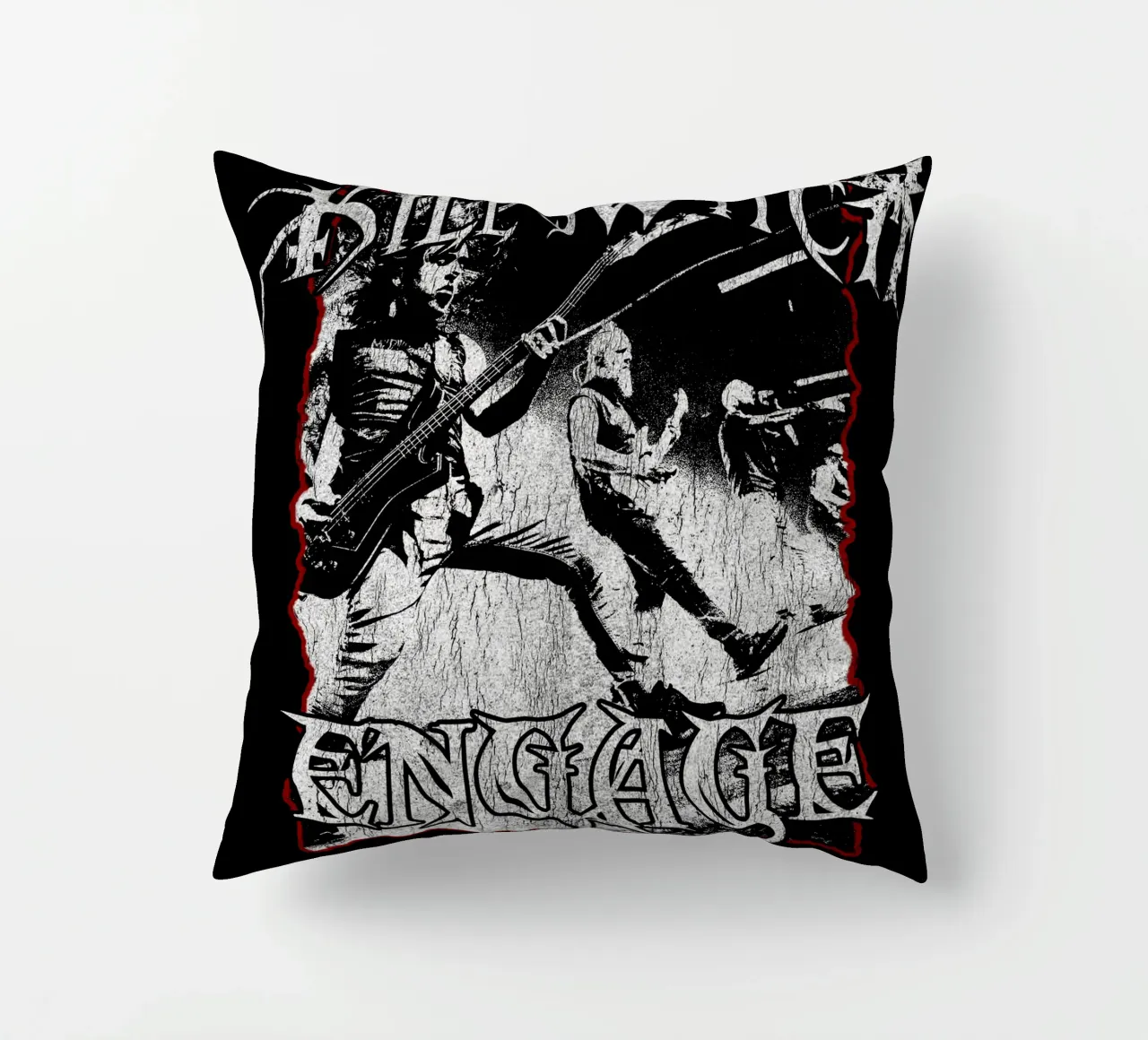 Silhouette Killswitch Engage cuscino da mannys_artt
