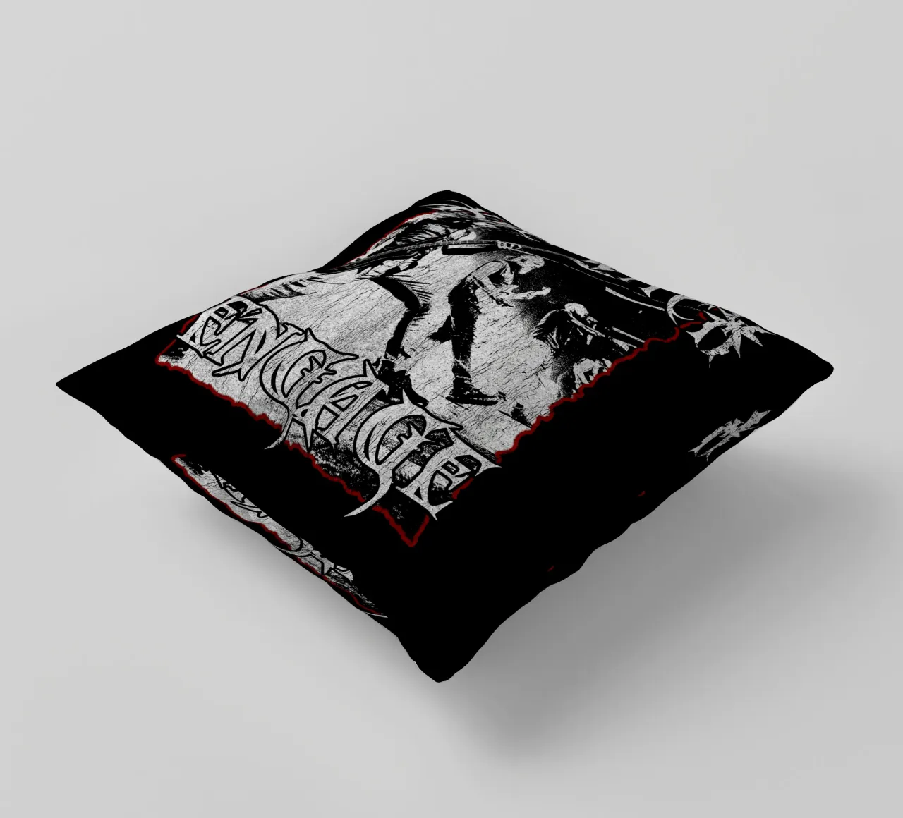 Silhouette Killswitch Engage cuscino da mannys_artt