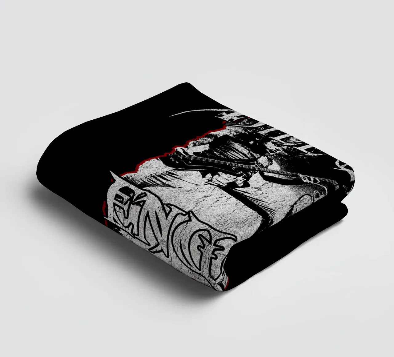 Silhouette Killswitch Engage asciugamano da bagno da mannys_artt