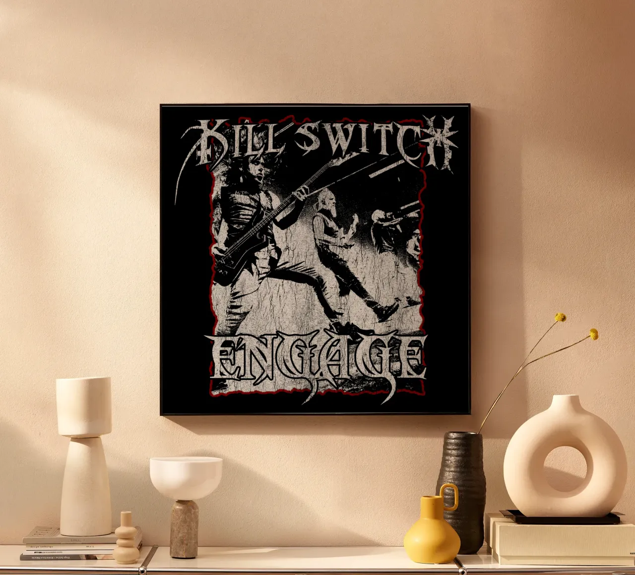 Silhouette Killswitch Engage alluminio dibond da mannys_artt