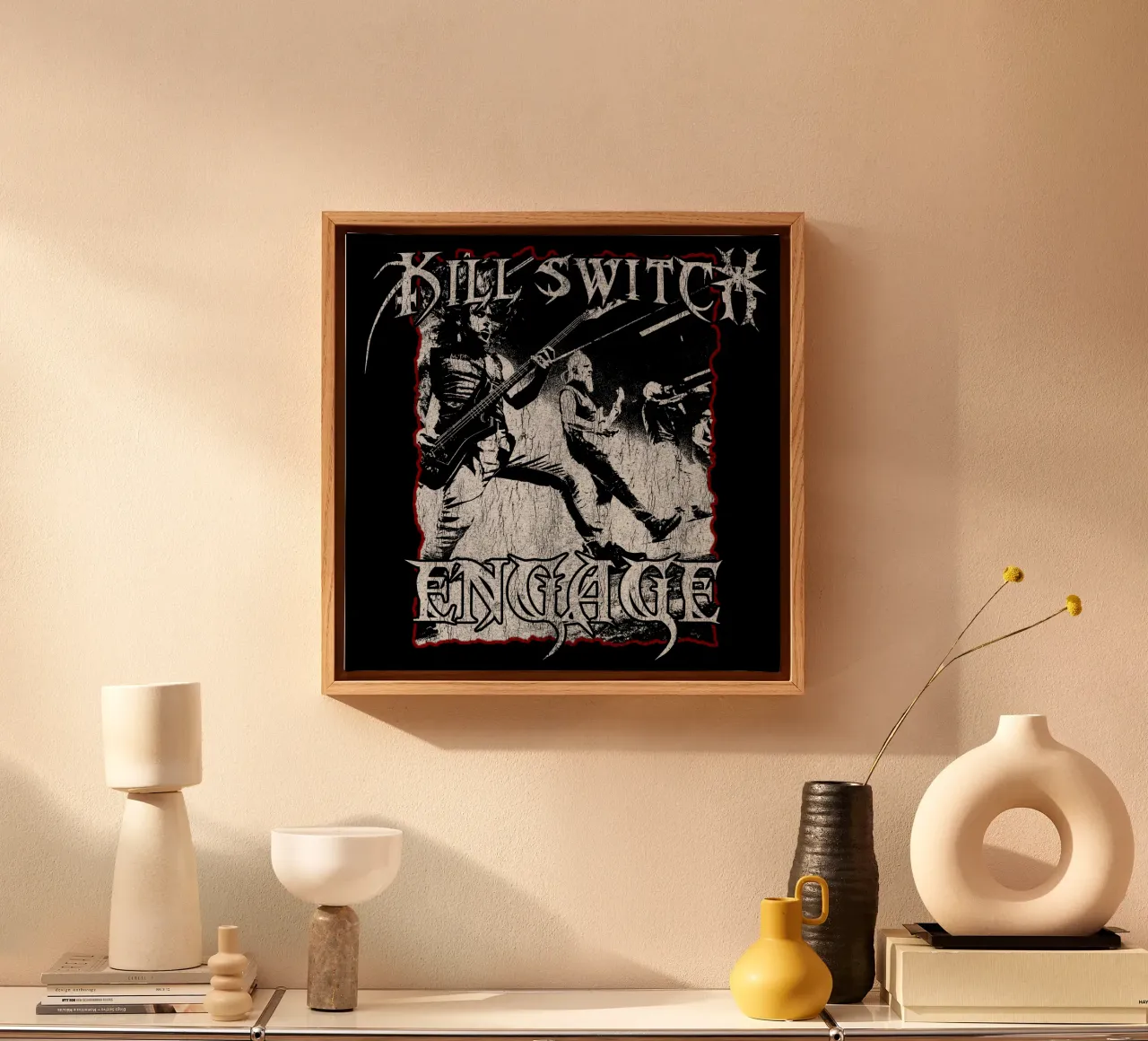 Silhouette Killswitch Engage tela con Cornice a cassetta da mannys_artt
