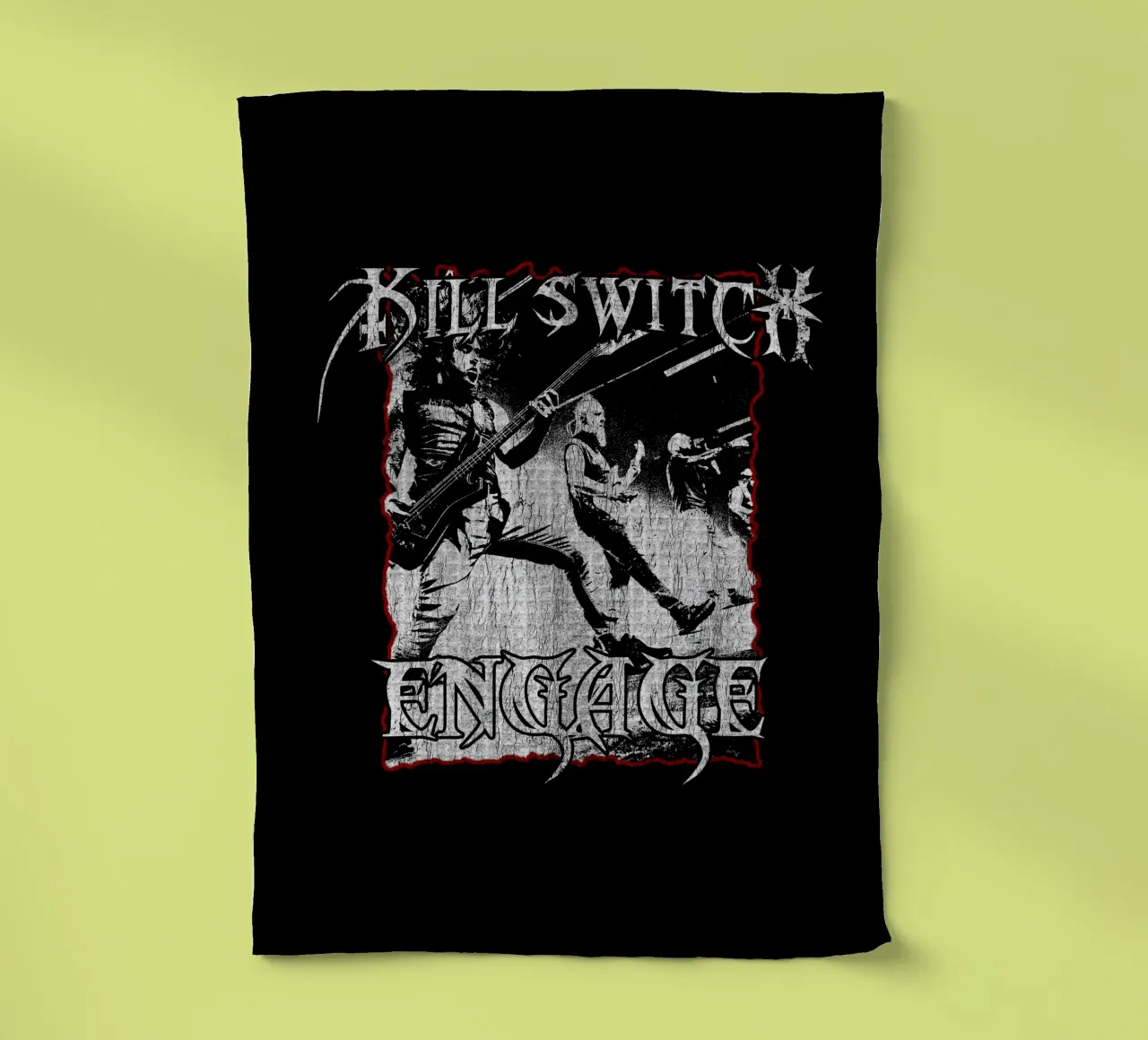 Silhouette Killswitch Engage canovaccio da cucina da mannys_artt