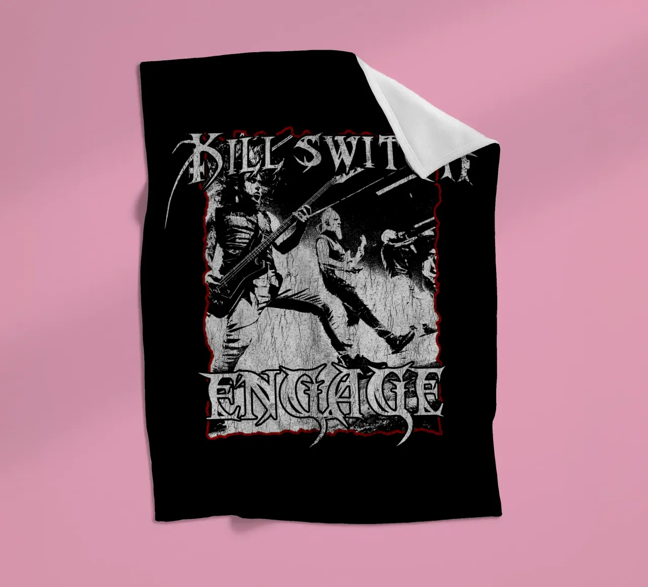 Silhouette Killswitch Engage coperta in pile da mannys_artt
