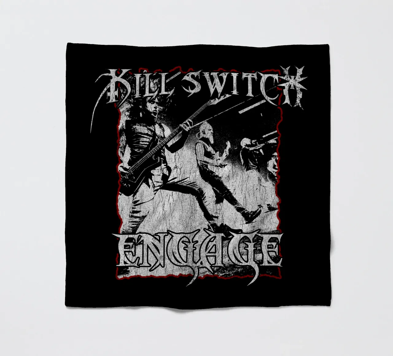 Silhouette Killswitch Engage coperta in pile da mannys_artt