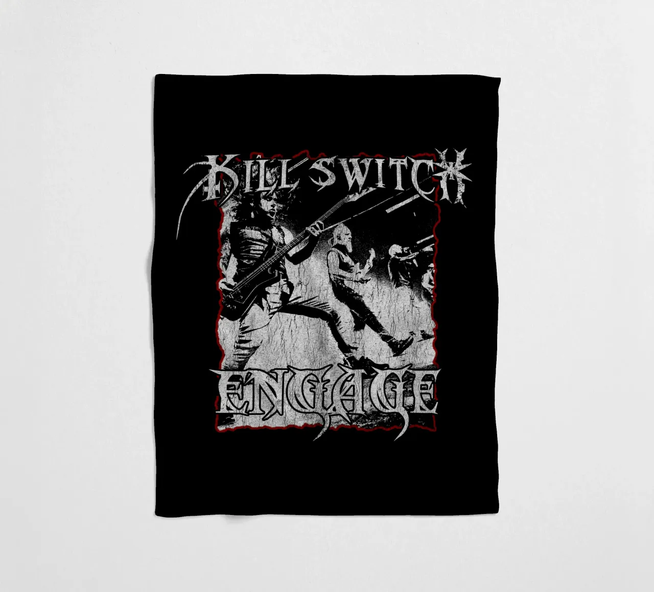 Silhouette Killswitch Engage coperta in pile da mannys_artt