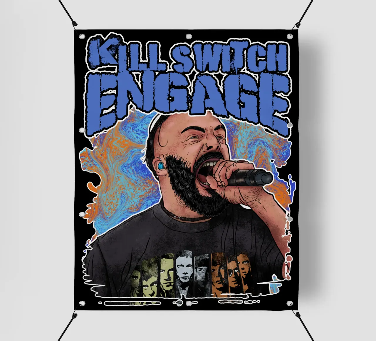 Vettore Killswitch Engage telo in pvc da mannys_artt