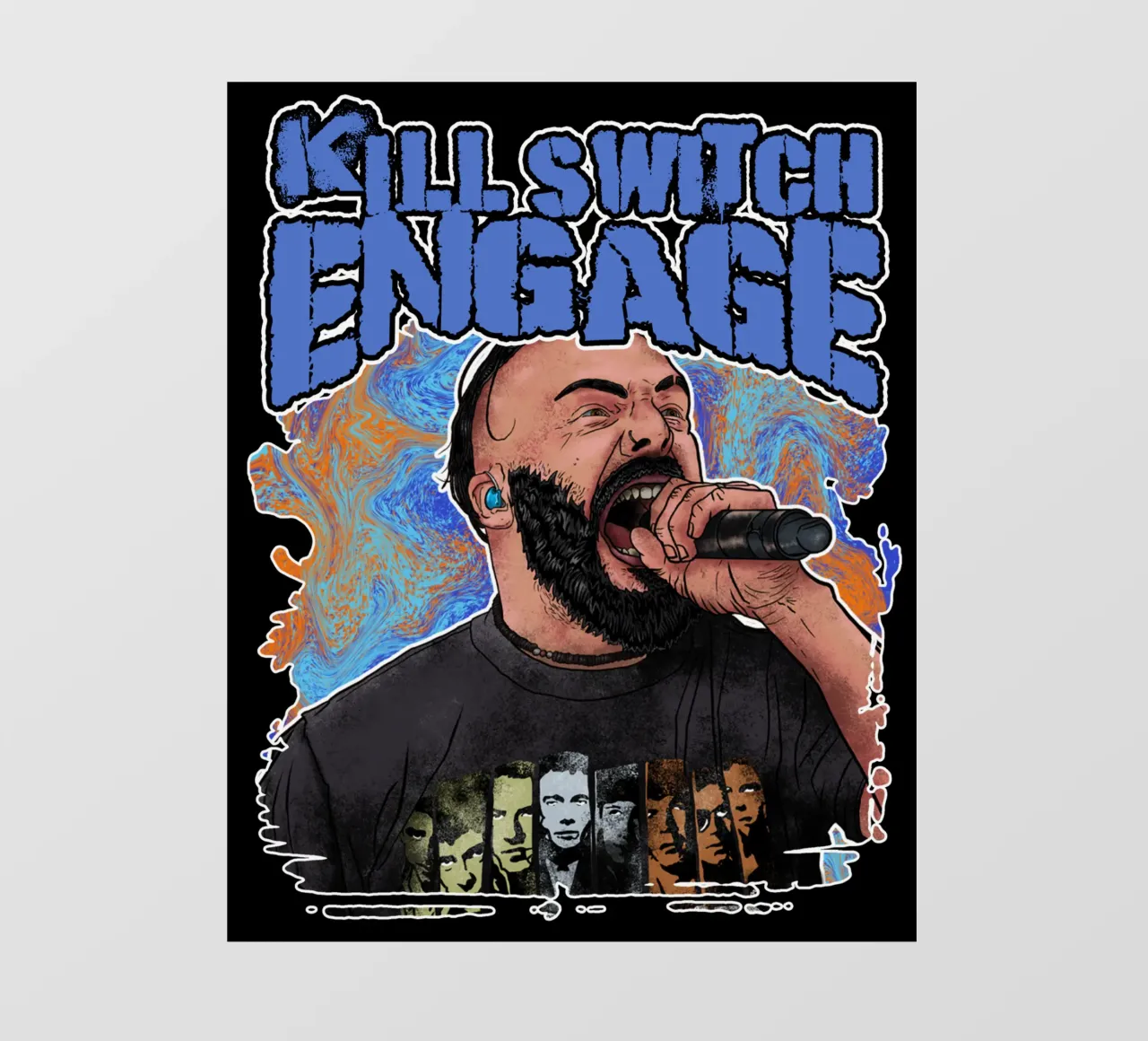 Vettore Killswitch Engage telo in pvc da mannys_artt
