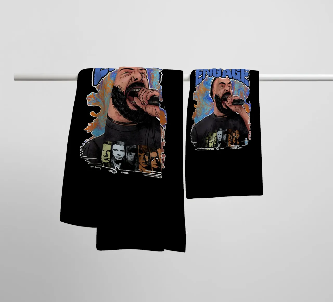 Vettore Killswitch Engage asciugamano da bagno da mannys_artt