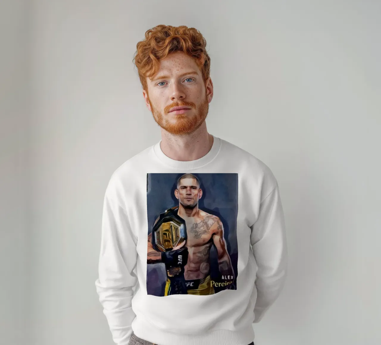 Alex Pereira Campione UFC 2022 felpa da dan band