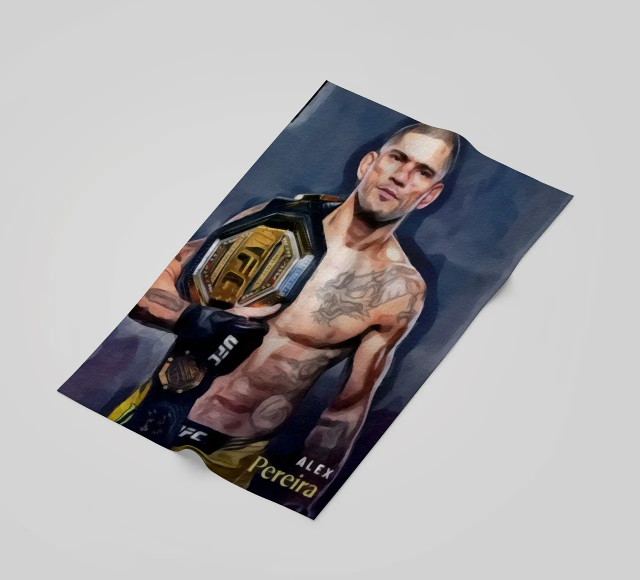 Alex Pereira Campione UFC 2022 telo mare da dan band