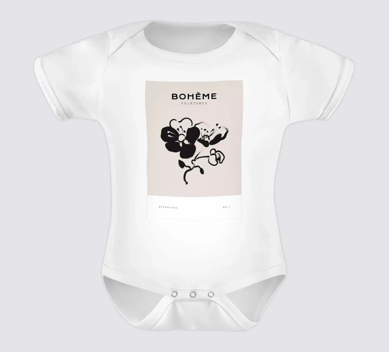 Boho Bohemian 1 Sweetbrier body neonato maniche corte da Boho Print Collection