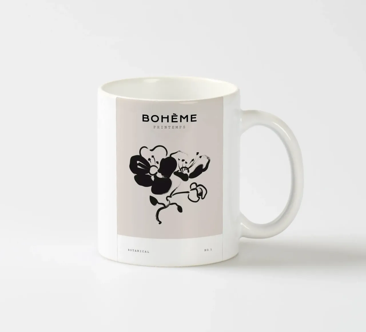 Boho Bohemian 1 Sweetbrier tazza in ceramica da Boho Print Collection