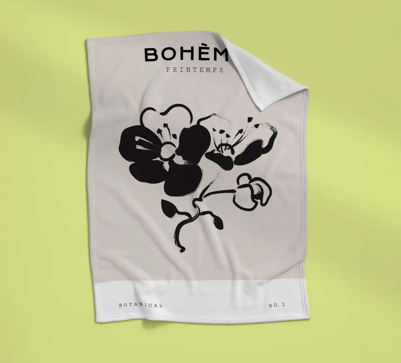 Boho Bohemian 1 Sweetbrier coperta in pile da Boho Print Collection