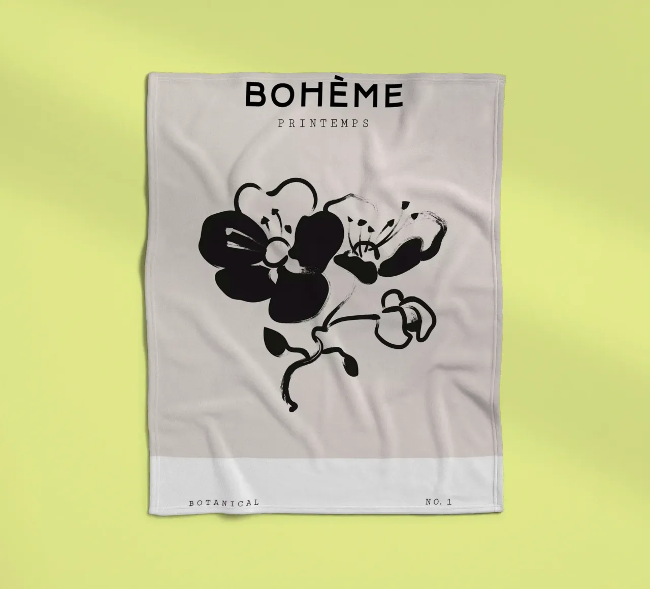 Boho Bohemian 1 Sweetbrier coperta in pile da Boho Print Collection
