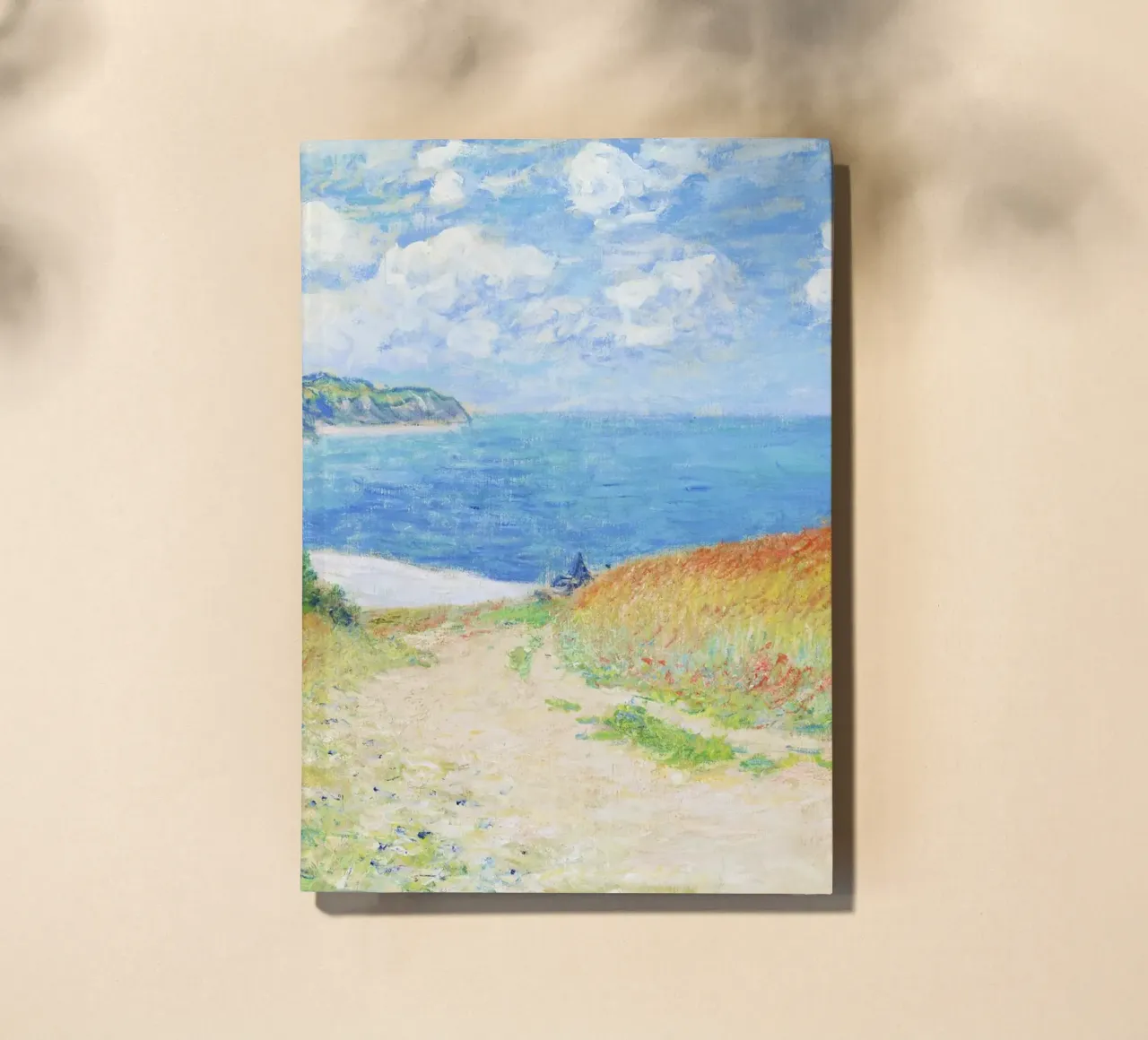 Claude Monet’s Path in the Wheat Fields at Pourville notebook by Monet Art Prints