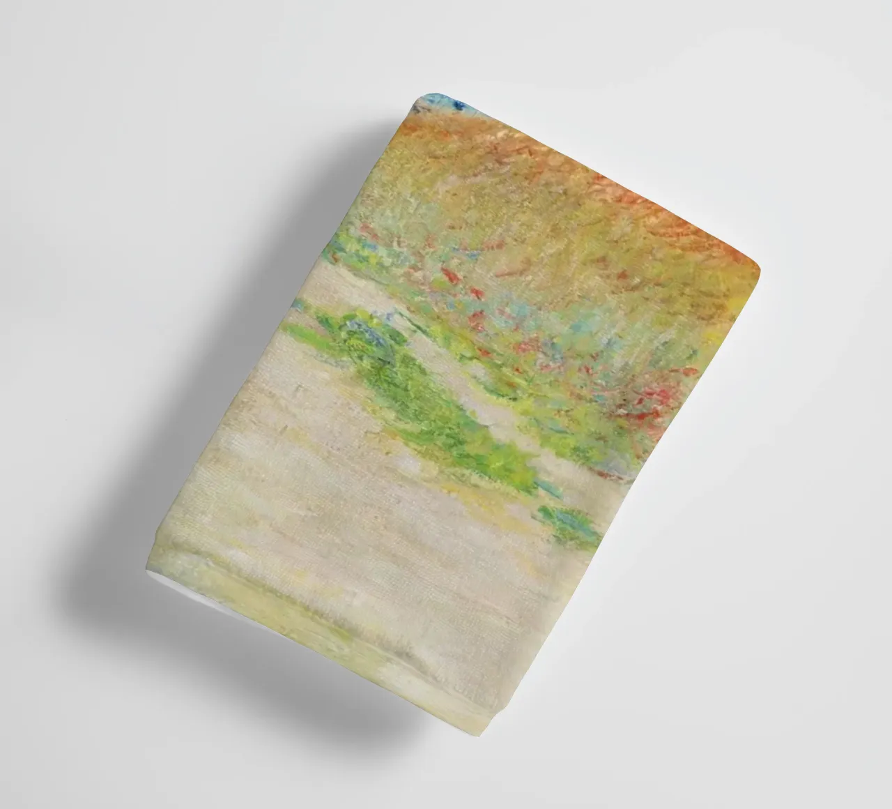 Claude Monet’s Path in the Wheat Fields at Pourville towel by Monet Art Prints