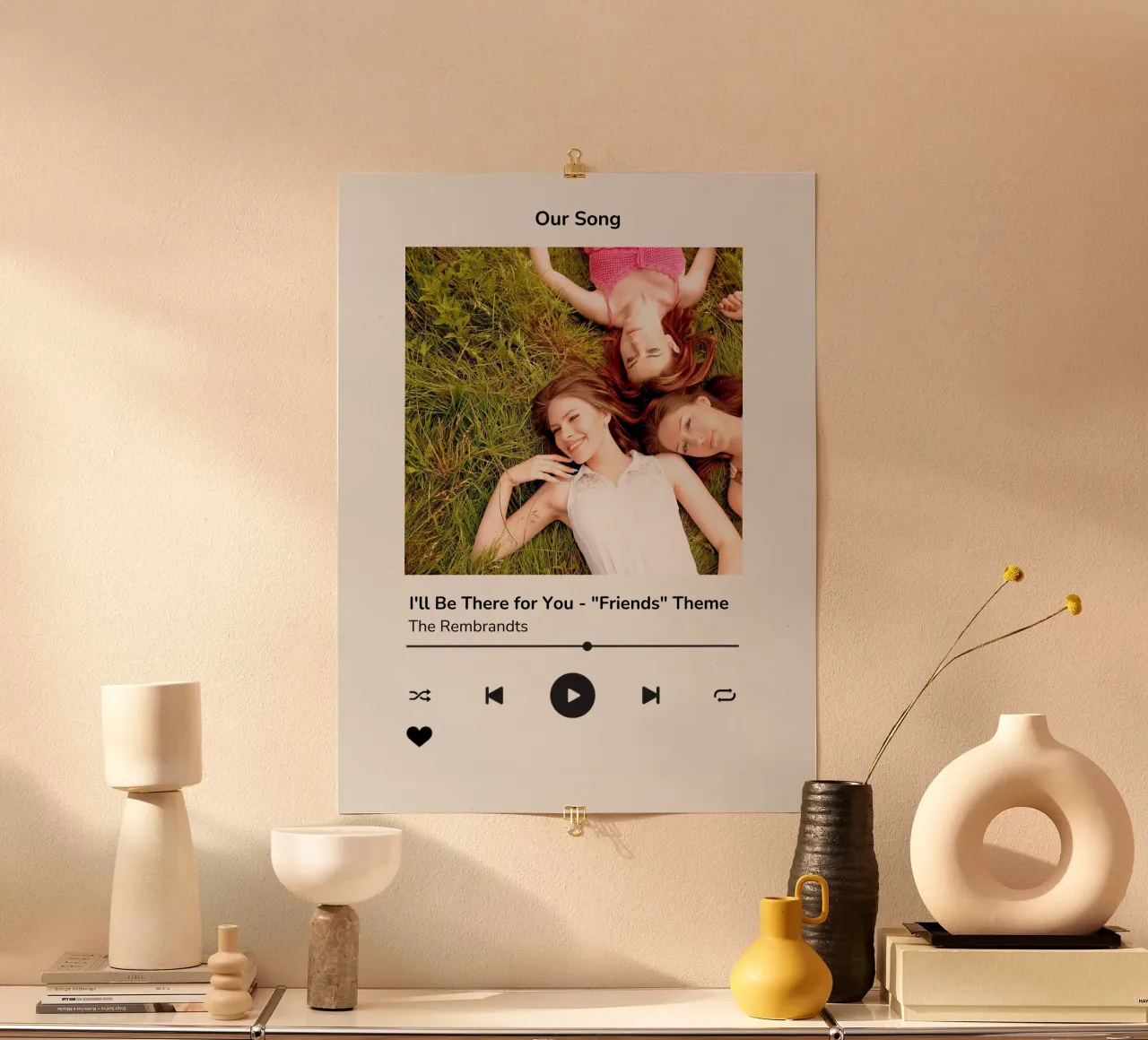 Our Song Personalisable poster da Killin Personalise