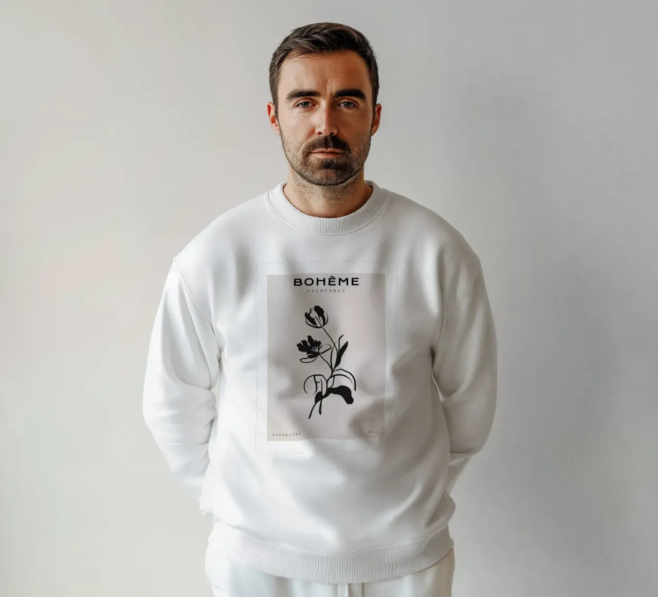 Boho Bohemian 1 Tulip Sweatshirt von Boho Print Collection