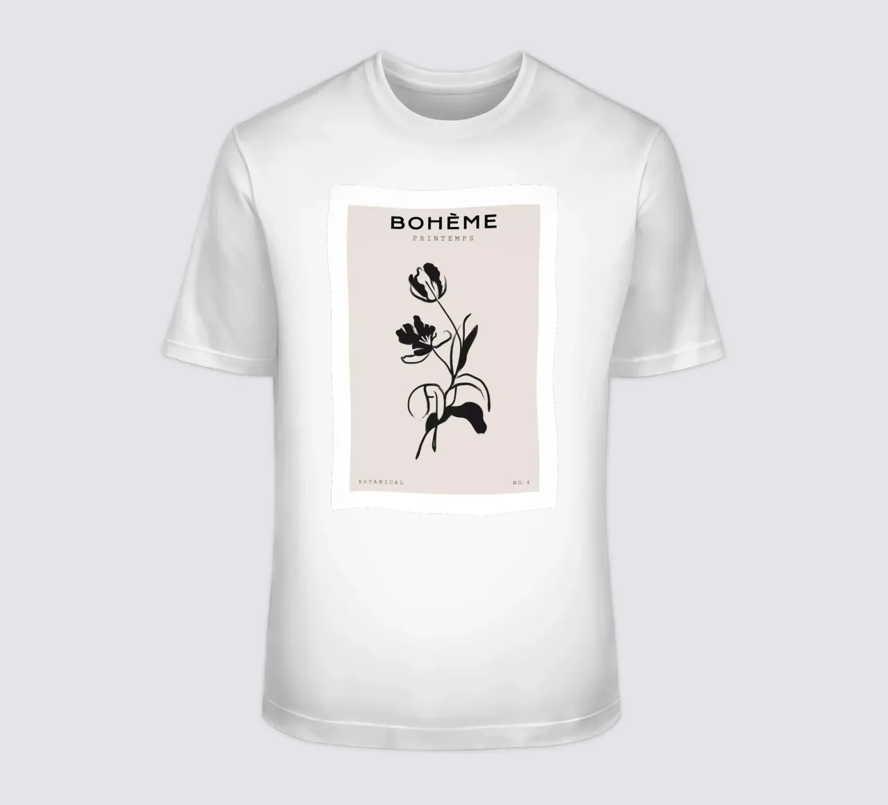 Boho Bohemian 1 Tulip t-shirt da Boho Print Collection