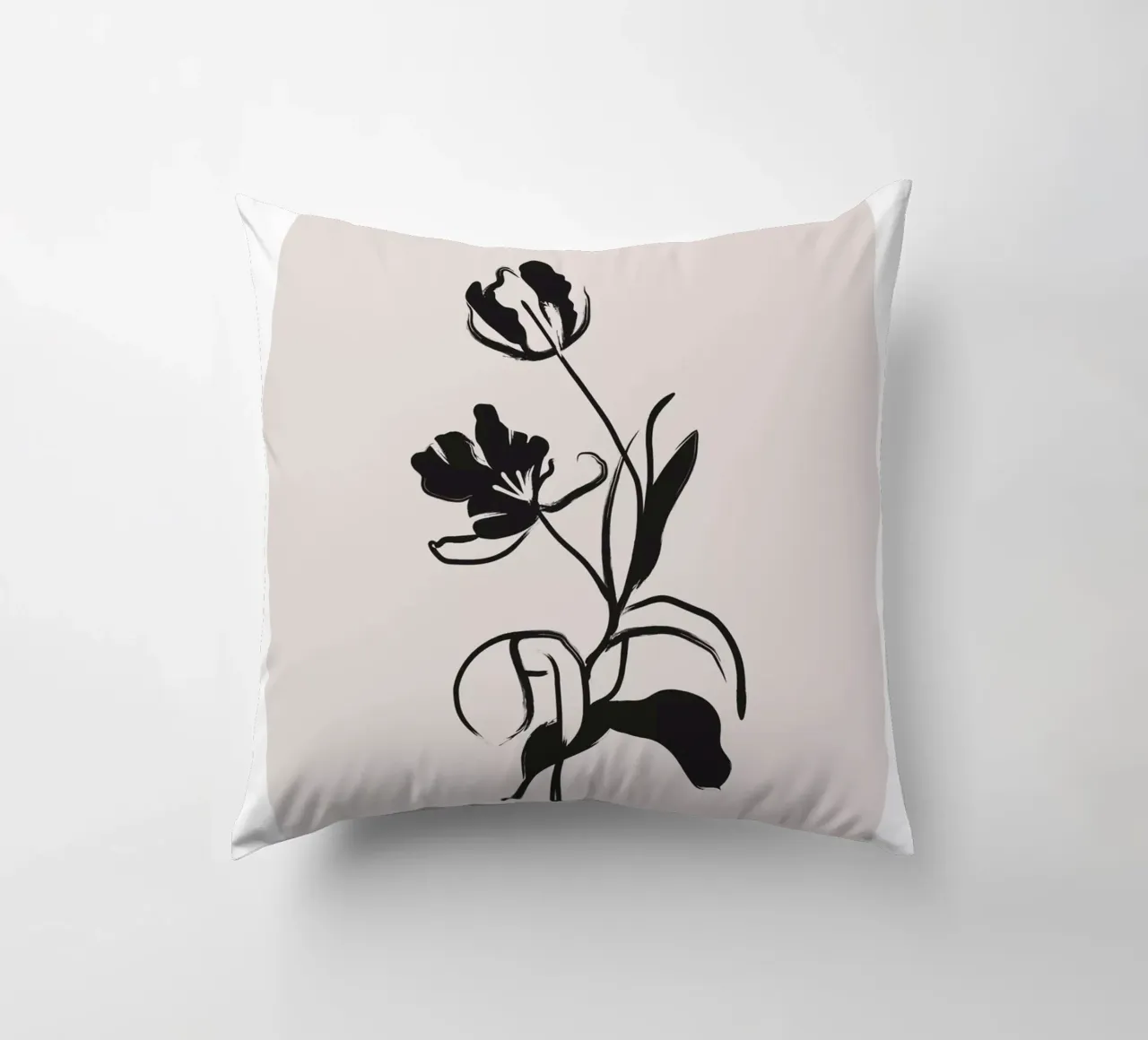 Boho Bohemian 1 Tulip cuscino da Boho Print Collection