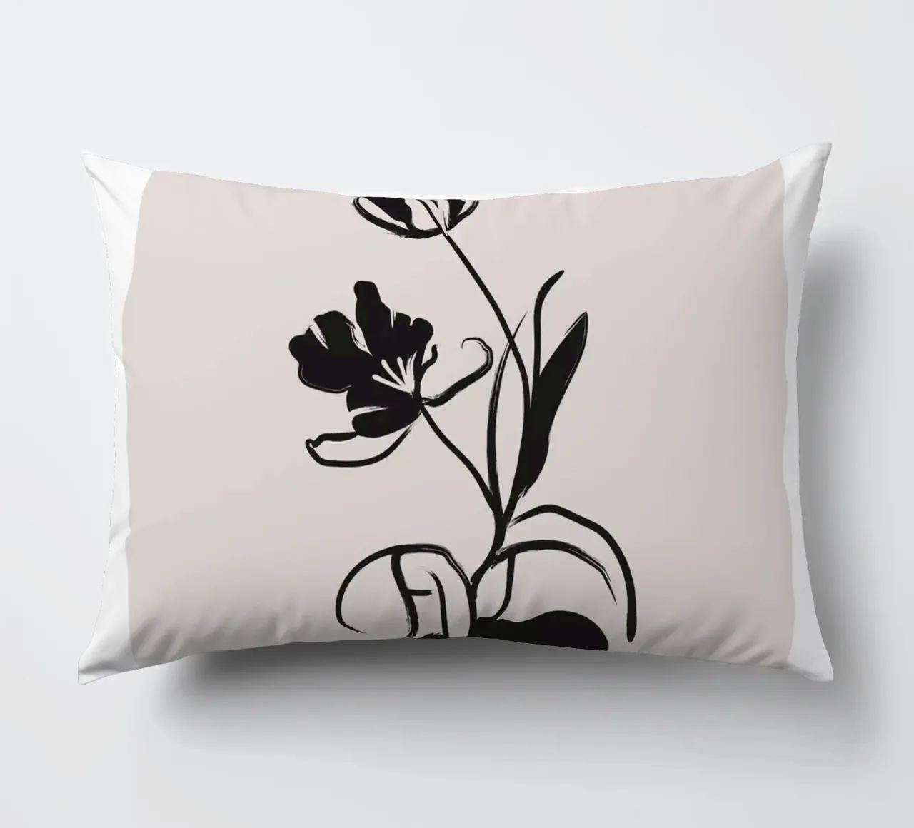 Boho Bohemian 1 Tulip cuscino da Boho Print Collection