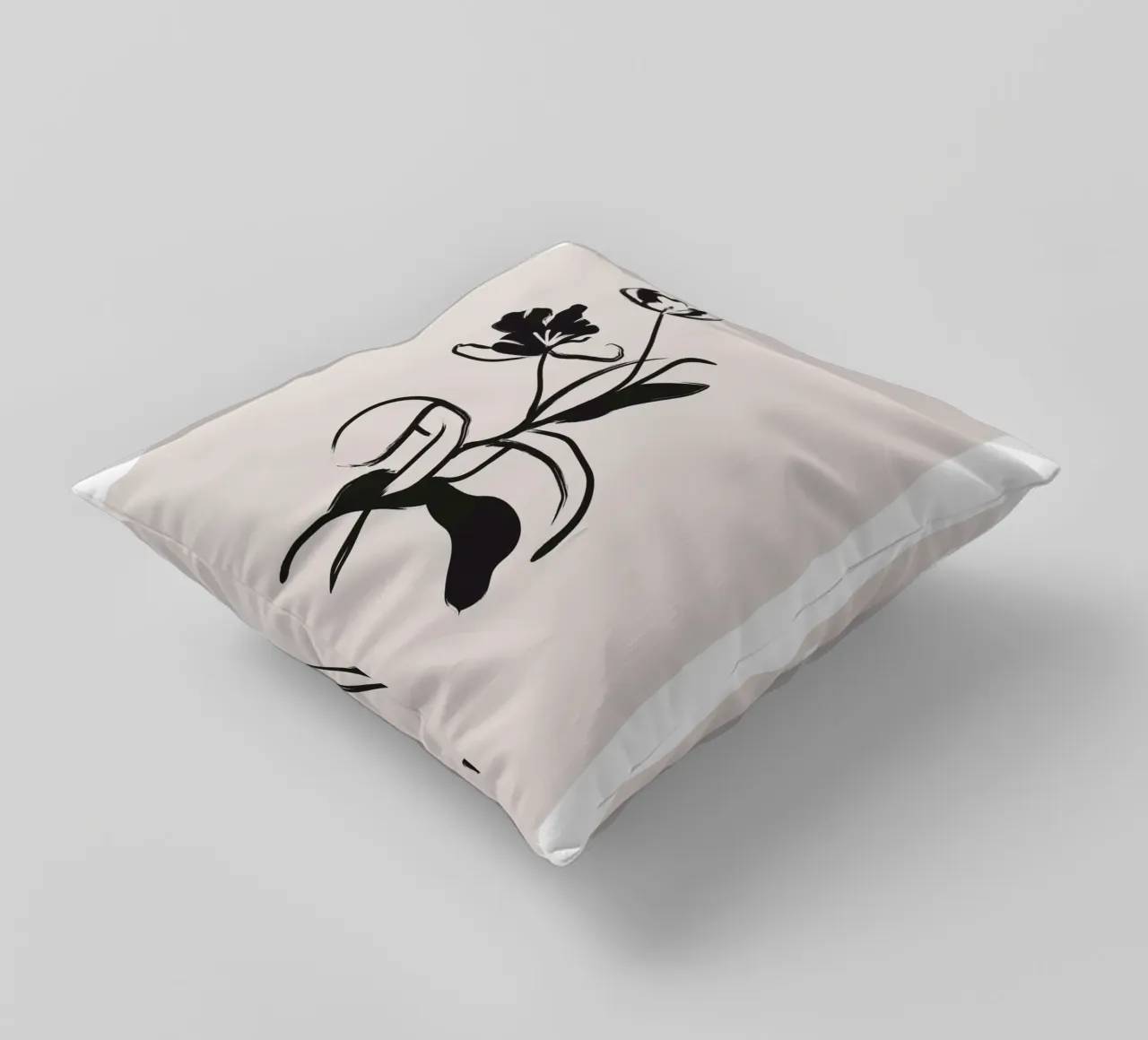 Boho Bohemian 1 Tulip cuscino da Boho Print Collection