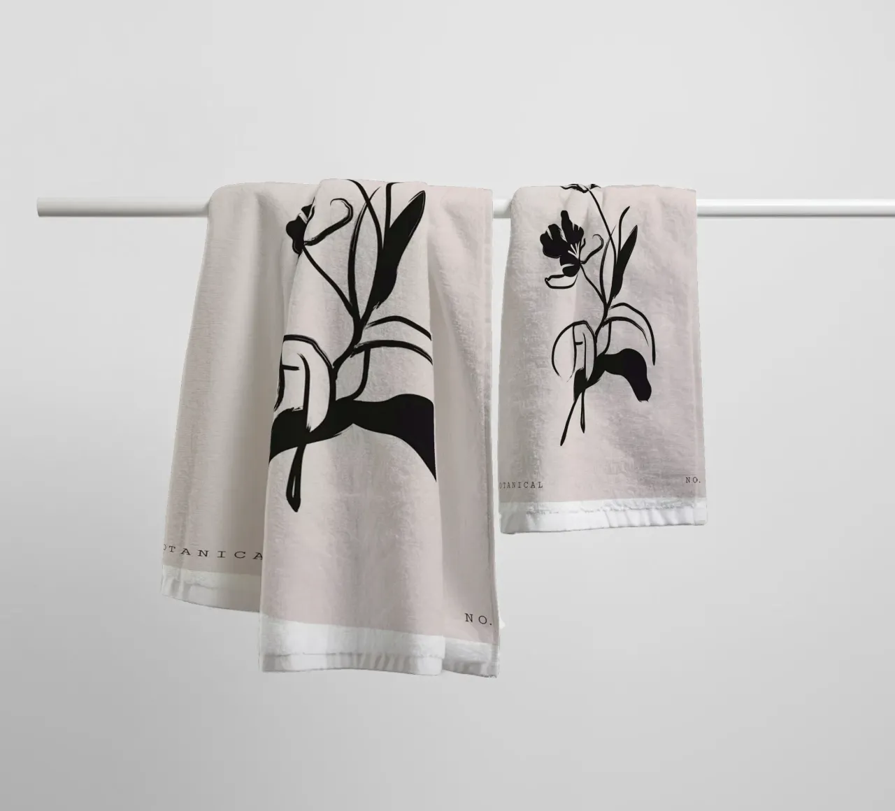 Boho Bohemian 1 Tulip asciugamano da bagno da Boho Print Collection