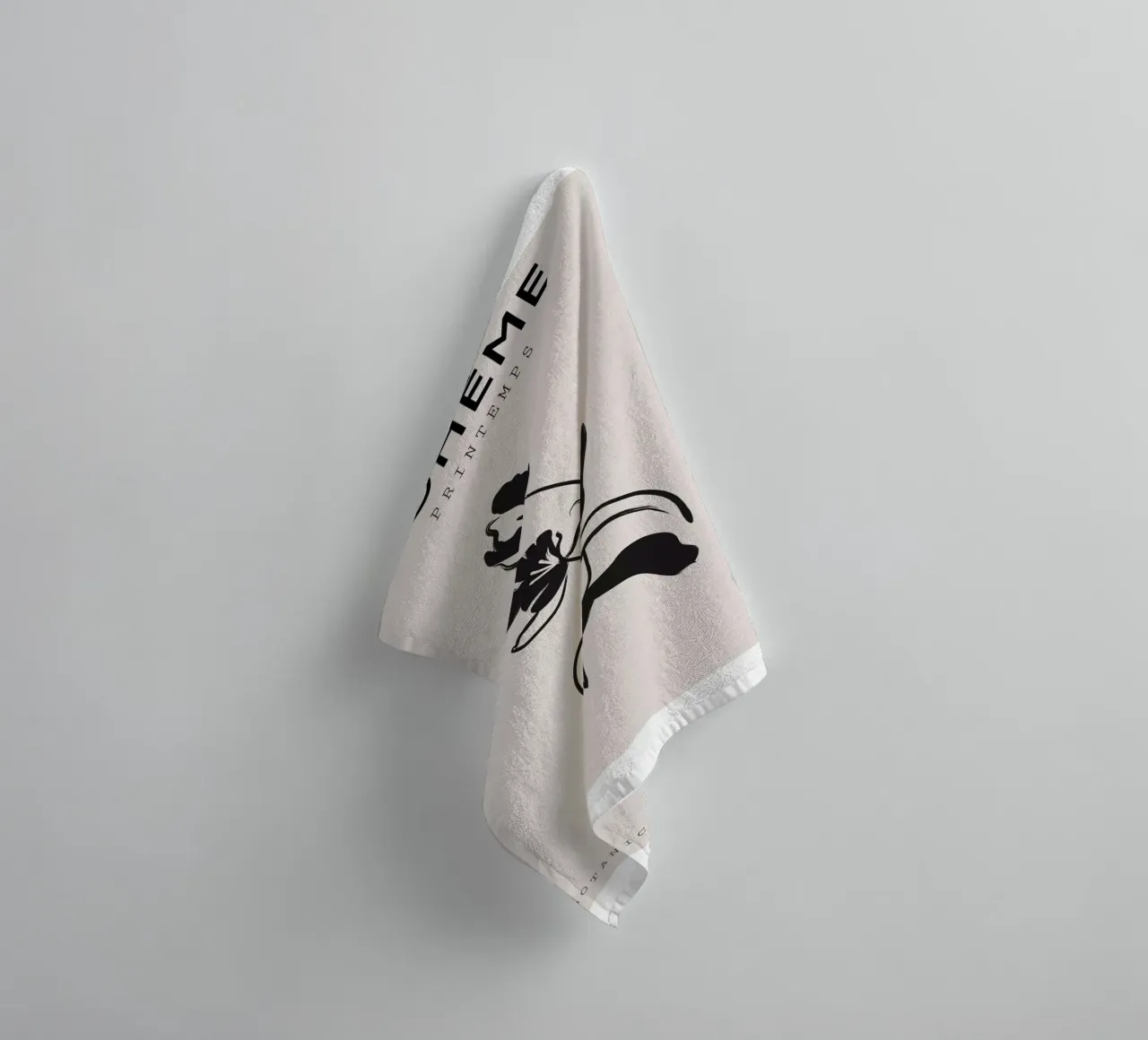 Boho Bohemian 1 Tulip asciugamano da bagno da Boho Print Collection