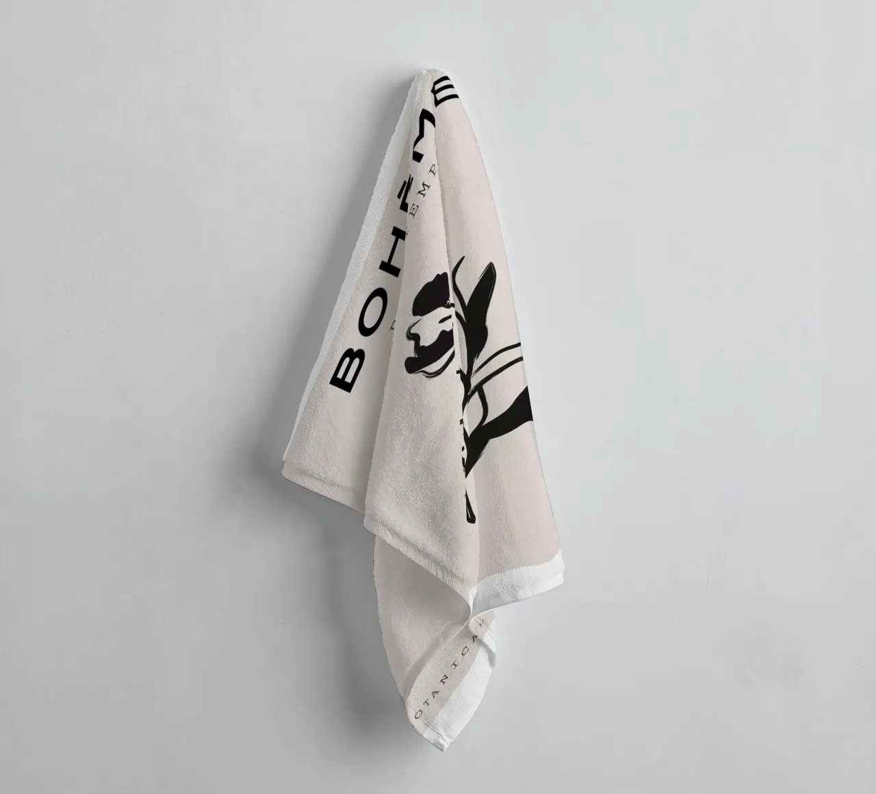 Boho Bohemian 1 Tulip towel by Boho Print Collection