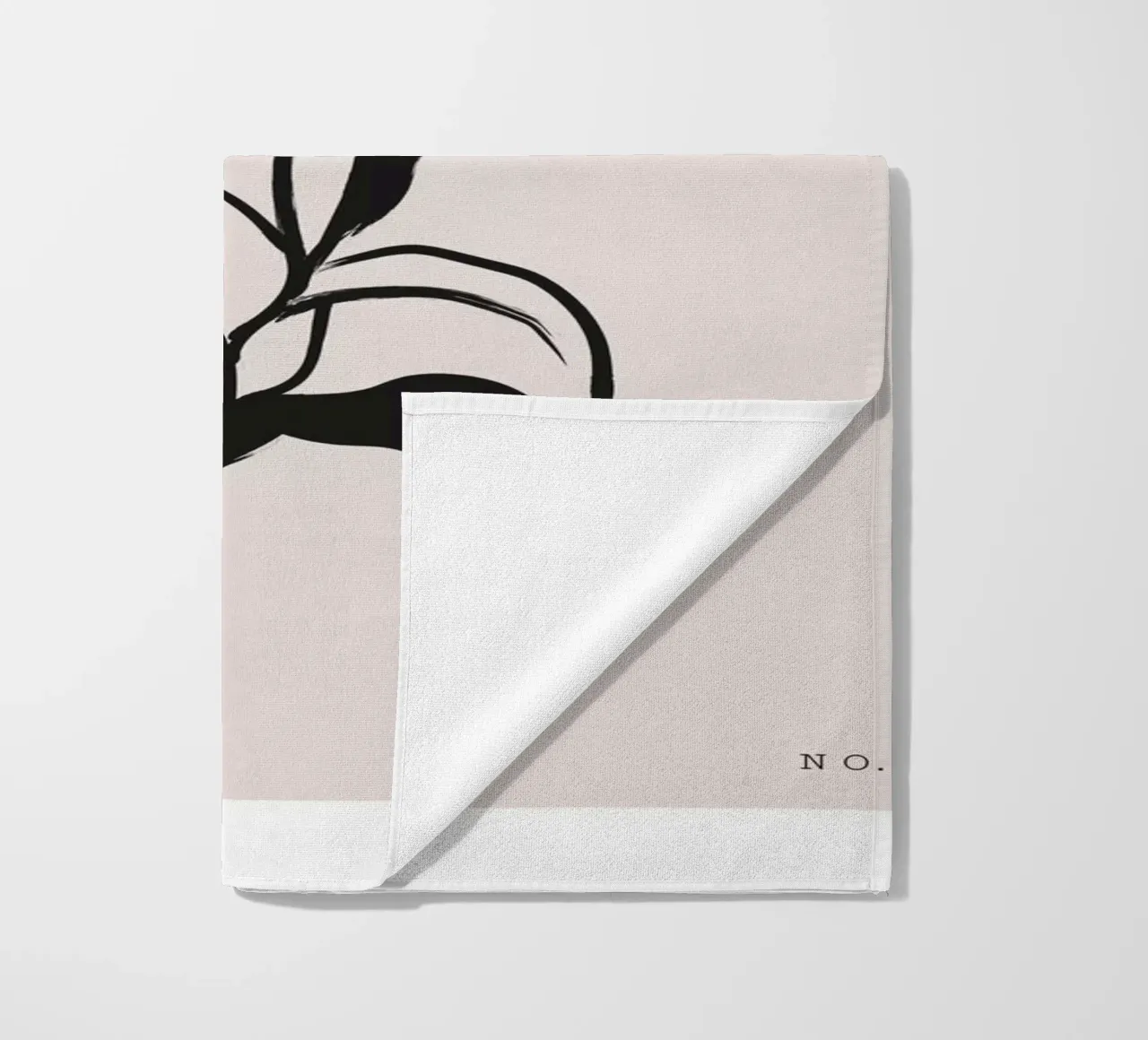 Boho Bohemian 1 Tulip strandhanddoek van Boho Print Collection