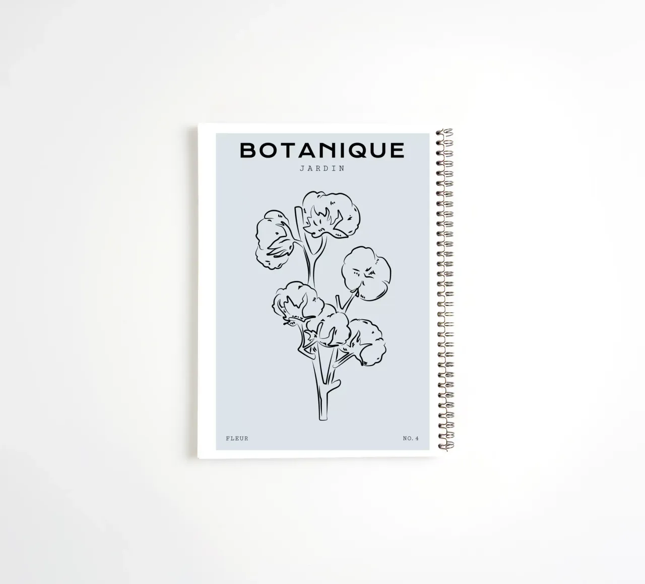 Boho Bohemian 2 Gossypieae spiral notebook by Boho Print Collection