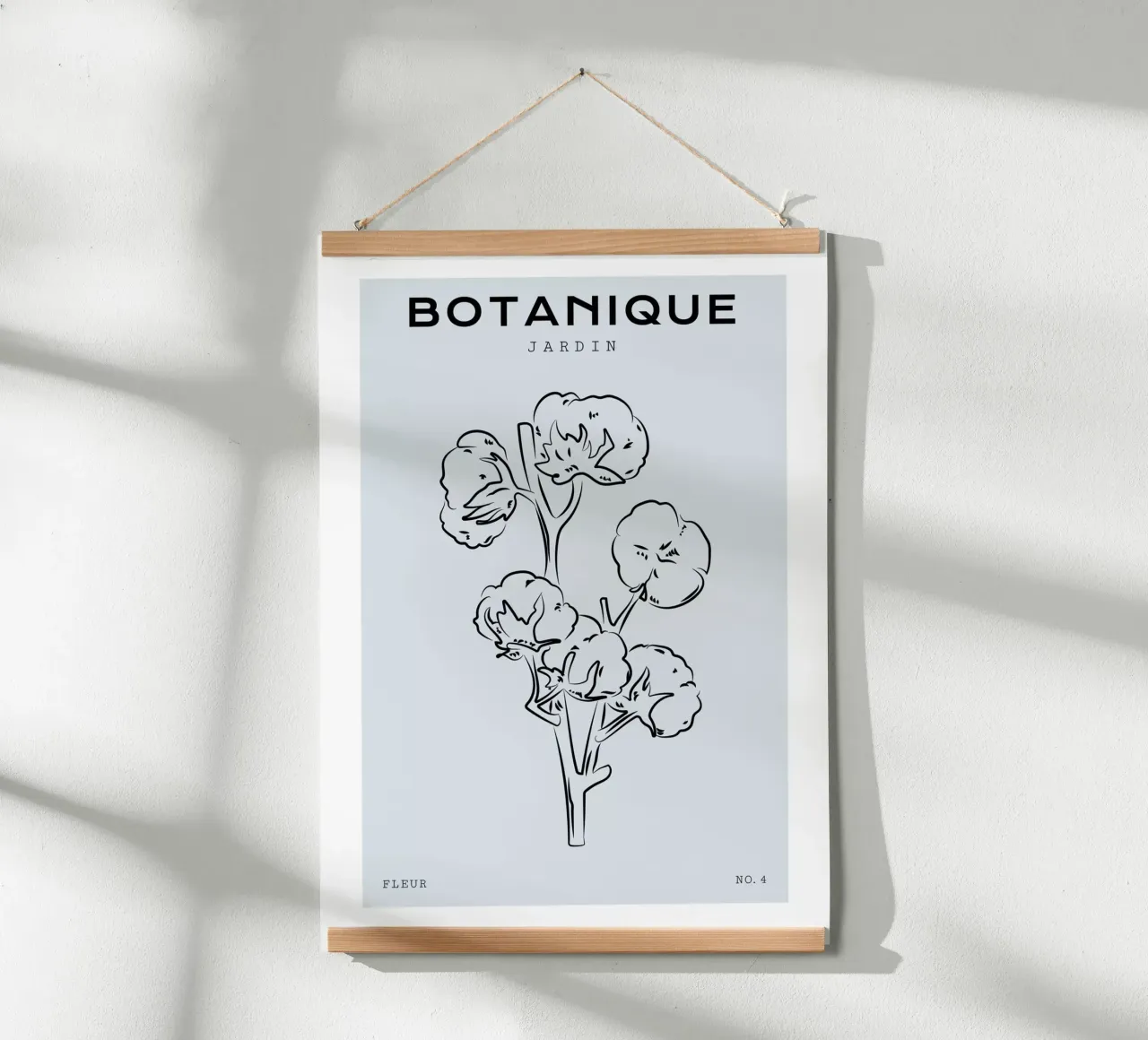 Boho Bohemian 2 Gossypieae poster da Boho Print Collection