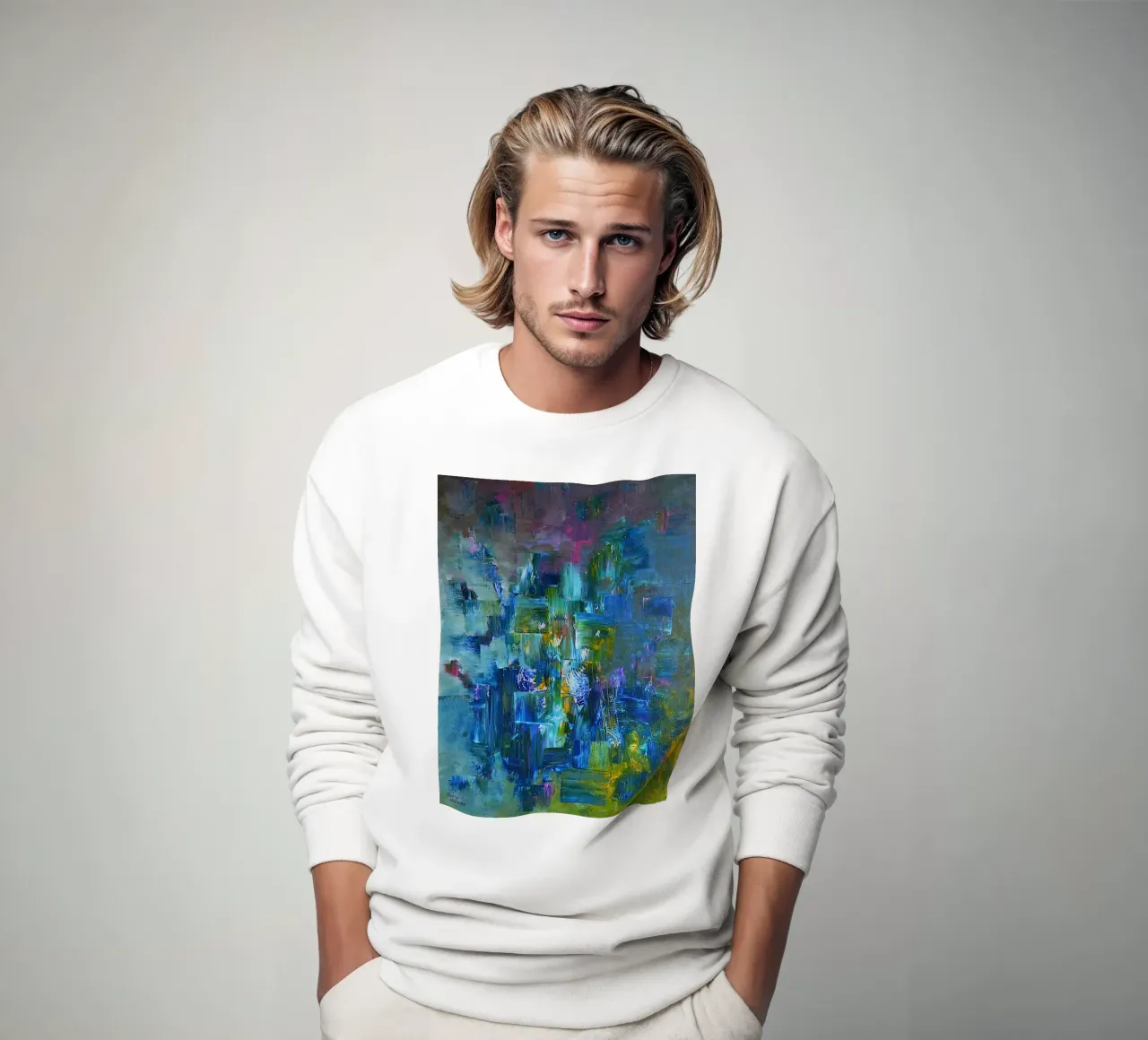 KALEIDOSCOPE felpa da Thierry Vobmann Abstract painting