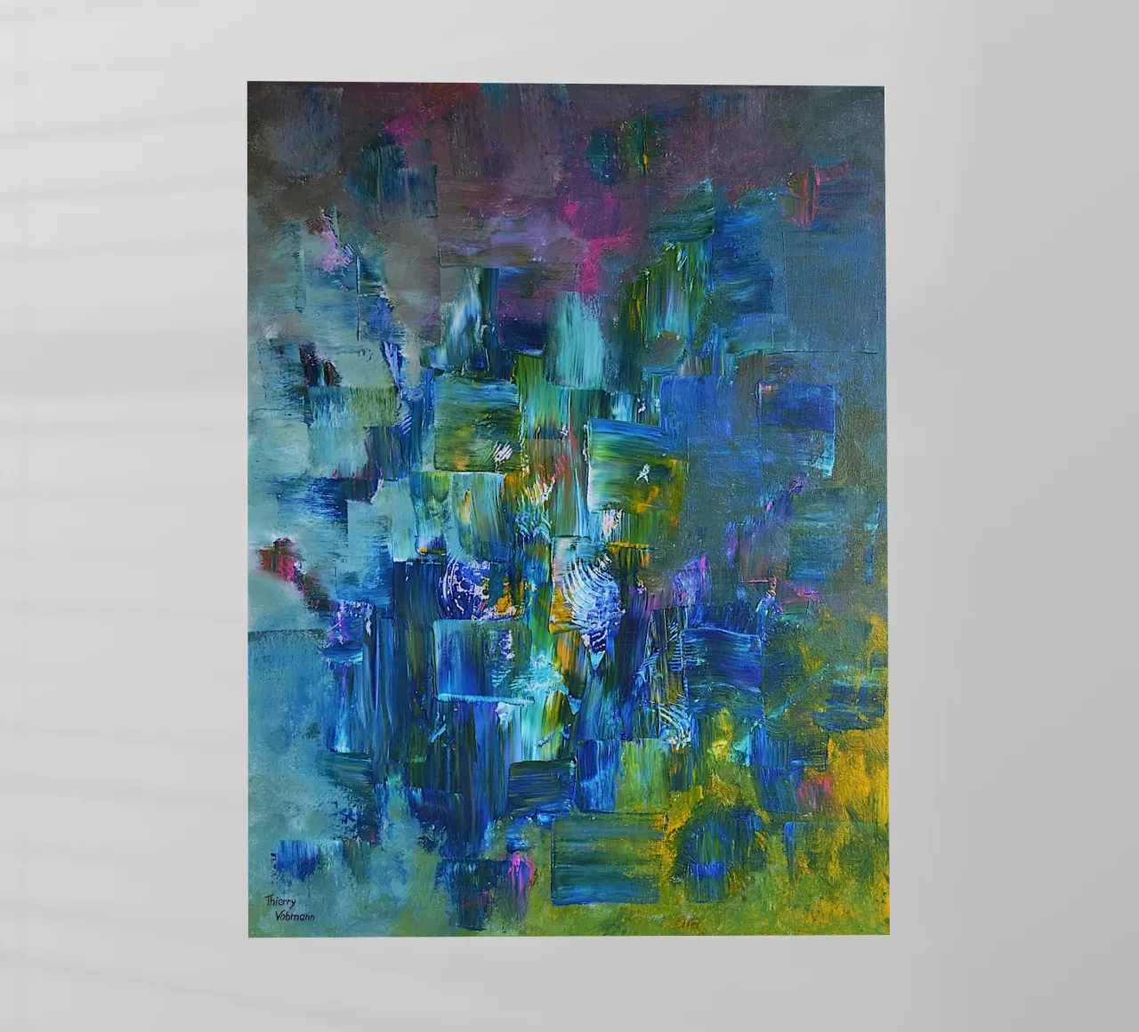 KALEIDOSCOPE pellicola backlit da Thierry Vobmann Abstract painting