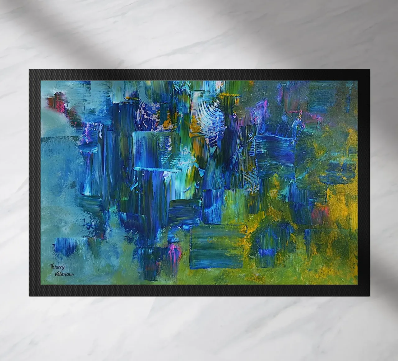 KALEIDOSCOPE zerbino da Thierry Vobmann Abstract painting
