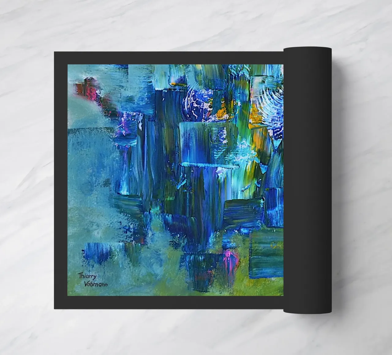 KALEIDOSCOPE zerbino da Thierry Vobmann Abstract painting