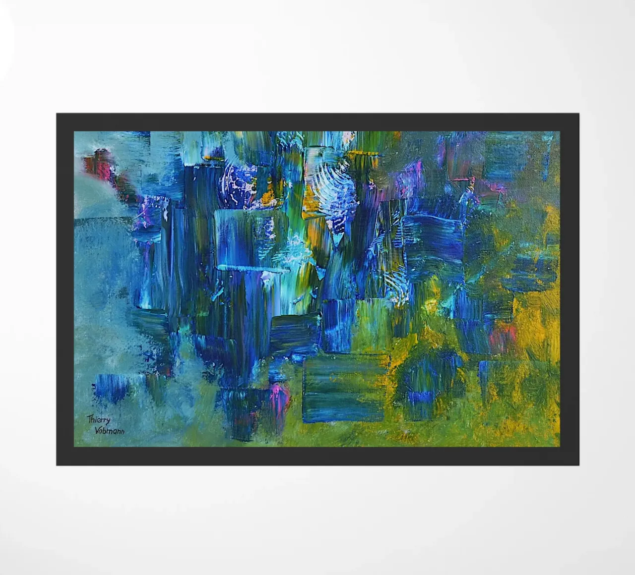 KALEIDOSCOPE zerbino da Thierry Vobmann Abstract painting