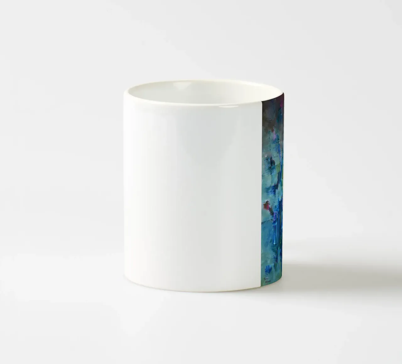 KALEIDOSCOPE tazza in ceramica da Thierry Vobmann Abstract painting