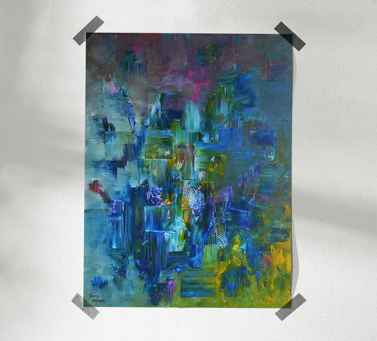 KALEIDOSCOPE poster da Thierry Vobmann Abstract painting