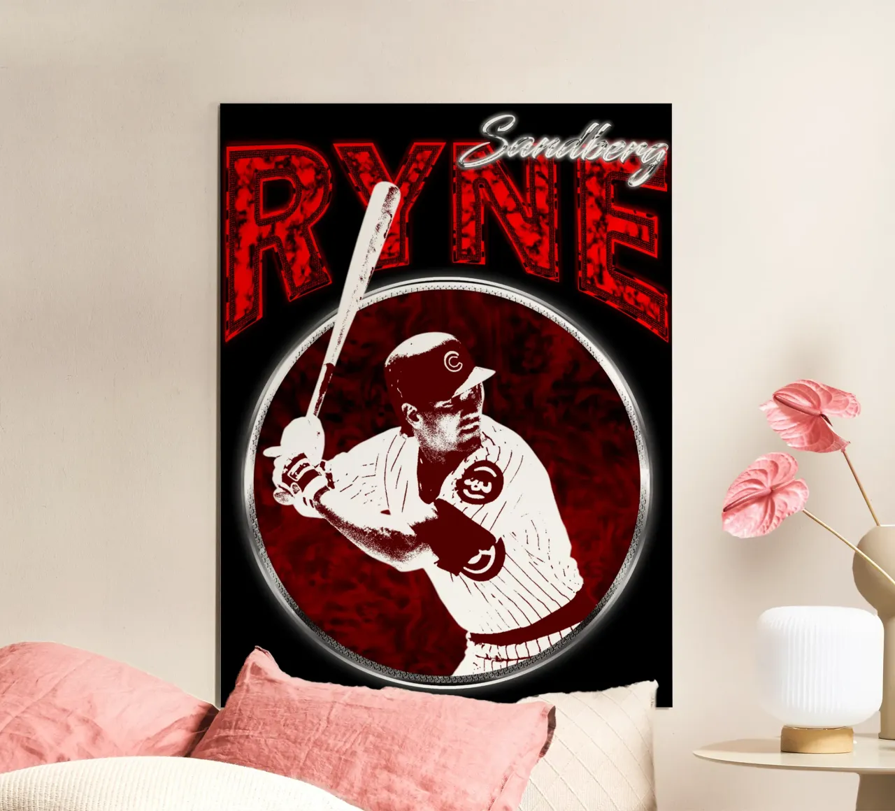 Sandboy d'epoca Ryne poster con telaio in alluminio da itzmyui