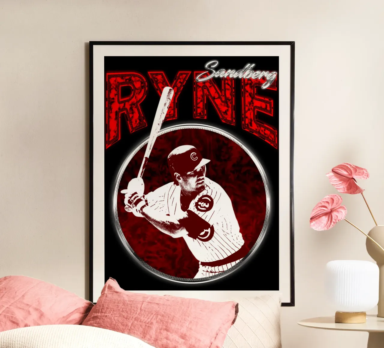 Sandboy d'epoca Ryne poster con telaio in alluminio da itzmyui
