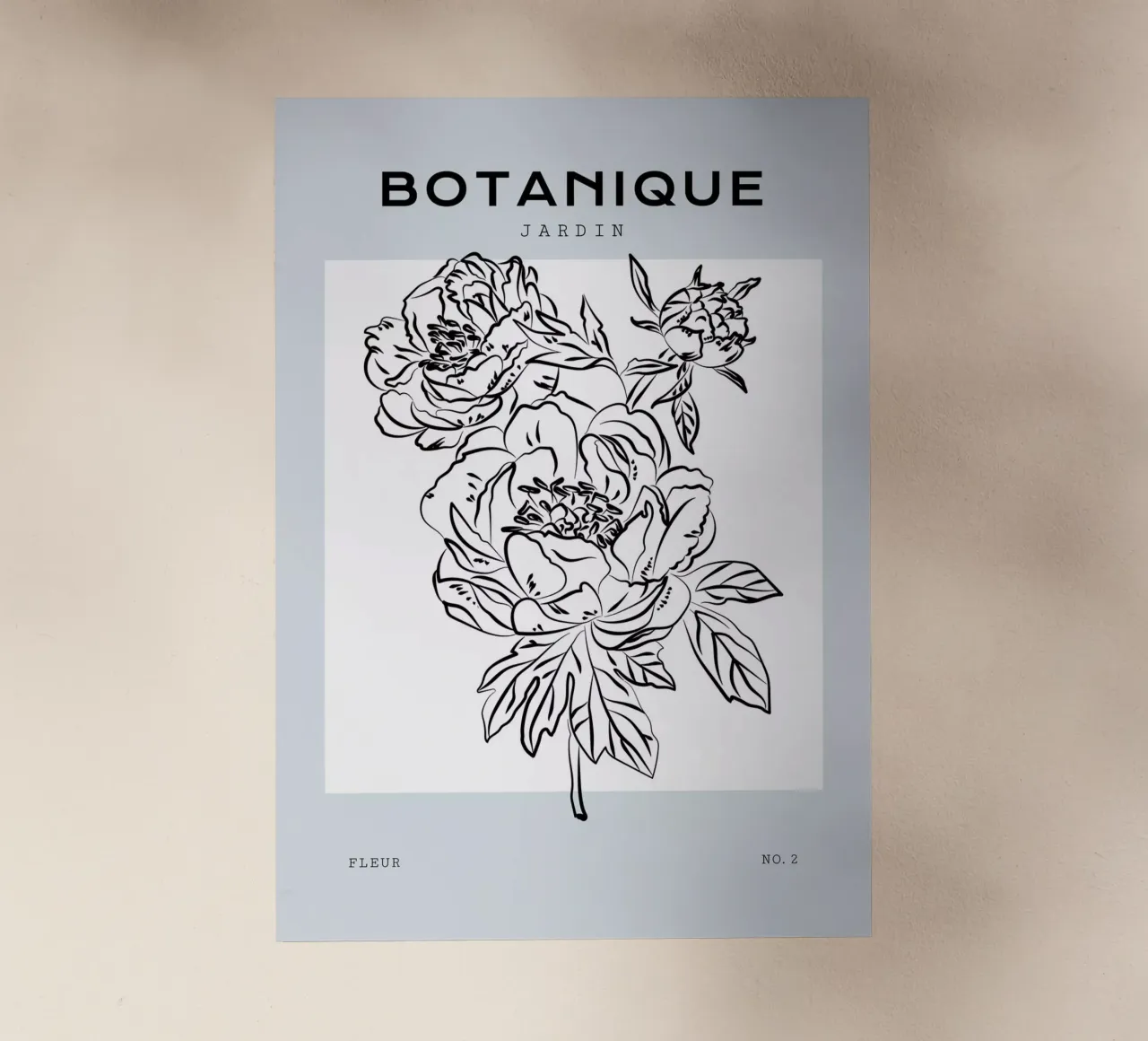 Boho Bohemian 2 Paeonia pellicola backlit da Boho Print Collection